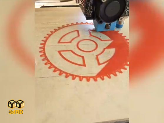 ساخت چرخ دنده با پرینتر سه بعدی 3dRD